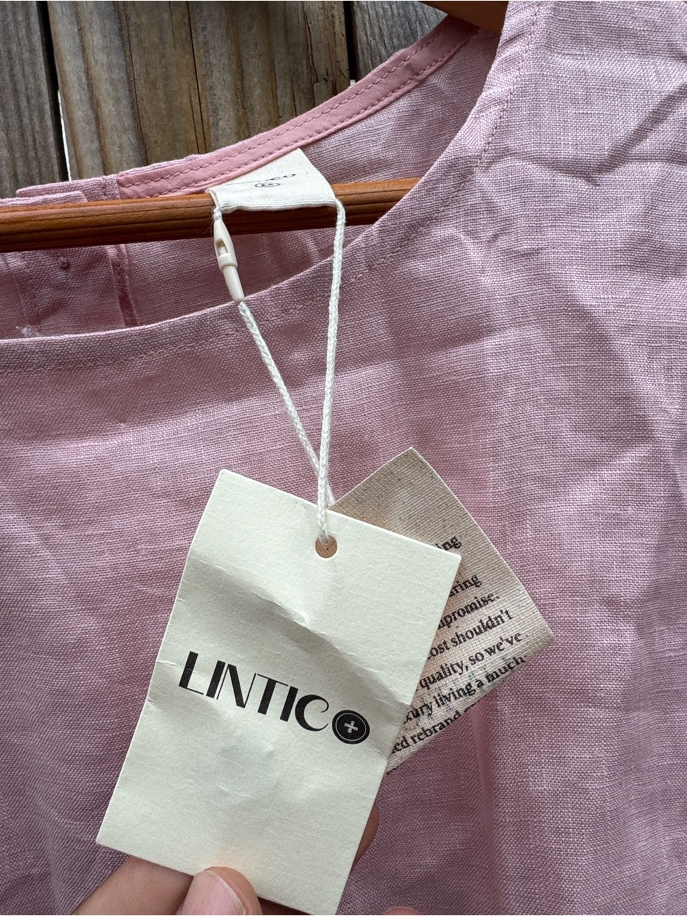 Linitico linen top NWT - Picture 2 of 9